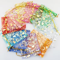 Jewelry Pouches Bags, Organza, Rectangle, different size for choice, more colors for choice, 100PCs/Bag, Sold By Bag
