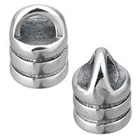 Stainless Steel End Caps blacken Approx 6.5mm Sold By Lot