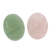 Dragi kamen perle Nakit, Stan Oval, različiti materijali za izbor & nema rupe, 21x29x6-23x31x8mm, Prodano By PC