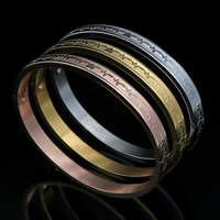 Stainless Steel Bangle plated Unisex Sold By PC