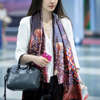 Шелковый шарф, Имитация шелка, Много цветов для выбора, 90x180cm, продается Strand