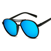 Gafas de sol de moda
, Plástico PC, con Lente de plástico PC, unisexo, más colores para la opción, 146x56x147mm, Vendido por UD