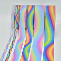Terylene Ribbon, Polyester, med plast spole, forskellig størrelse for valg, 100Yard/Spool, Solgt af Spool