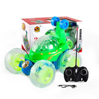 Plastic Remote Control Toy Race Car, LED, more colors for choice, 155x180x160mm, Sold By PC