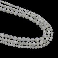 Blue Moonstone Beads Round Approx 1mm Sold Per Approx 15.5 Inch Strand