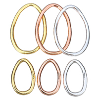 Cink Alloy Povezivanje Ring, pozlaćen, različite veličine za izbor, više boja za izbor, nikal, olovo i kadmij besplatno, 30računala/Lot, Prodano By Lot