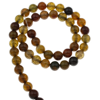 Flat Flower Agate Beads Round Approx 1mm Sold Per Approx 15 Inch Strand