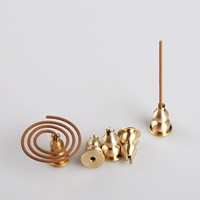 Traditional Ceramic Inserted Burner Incense Seat Brass Sold By PC