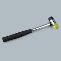 Plastic Sieraden Hammer, met Roestvrij staal, hamer, oorspronkelijke kleur, 254x62mm, Verkocht door PC