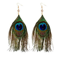 Fashion Feather Earring Sold By Pair