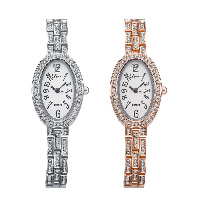 Lvpai® Women Jewelry Watch Zinc Alloy with paper box & Glass plated for woman & with rhinestone nickel lead & cadmium free Length Approx 7.5 Inch Sold By PC