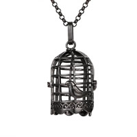 Pregnant Ball Locket Pendant Brass Cage plated hollow lead & cadmium free 20mm-30mm Approx 2-4mm Sold By PC