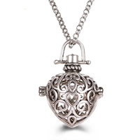 Pregnant Ball Locket Pendant Brass Heart plated hollow lead & cadmium free 20mm-30mm Approx 2-4mm Sold By PC