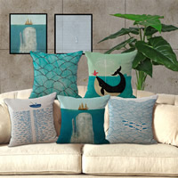 Cushion Cover Cotton Fabric Square Sold By PC