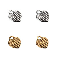 Zinc Alloy Heart Pendants plated with letter pattern lead & cadmium free Approx 1-1.5mm Sold By Bag