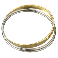 Stainless Steel Bangle Set plated for woman &  8mm 2.5mm Inner Approx 68mm Sold By PC