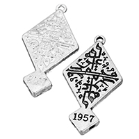 Zinc Alloy Pendants plated nickel lead & cadmium free Approx 1.5mm Sold By Lot