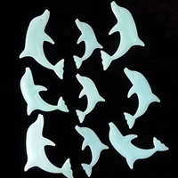 Plastic Luminous Stickers Dolphin adhesive & luminated  Sold By Bag