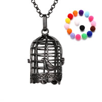 Pregnant Ball Locket Pendant Brass with Sponge Cage plated Essential oil diffusion & hollow lead & cadmium free 20-30mm Approx 2-4mm Sold By PC