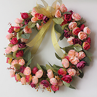 Artificial Silk Simulation Wreath Ornaments Donut wedding gift Sold By PC