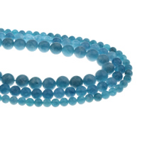 Natural Quartz Jewelry Beads Aquamarine Round March Birthstone Approx 1mm Sold Per Approx 15.5 Inch Strand