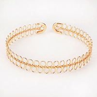 Zinc Alloy Cuff Bangle plated for woman lead & cadmium free Inner Approx 65mm Length Approx 8 Inch Sold By PC