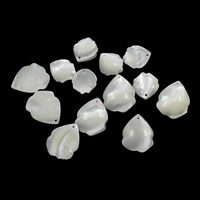 White Lip Shell Beads, different size for choice, Hole:Approx 0.8-1mm, 50PCs/Bag, Sold By Bag