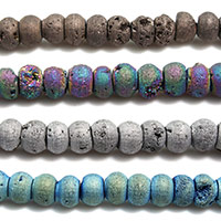 Perles agates, Agate, Roue, normes différentes pour le choix, plus de couleurs à choisir, Trou:Environ 1mm, Longueur Environ 8 pouce, Vendu par lot