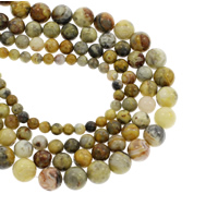 Perlas naturales ágata loca, Ágata loca, Esférico, diverso tamaño para la opción, Vendido para aproximado 15 Inch Sarta