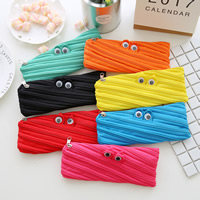 Fashion Pen Bag Canvas Rectangle mixed colors Sold By Lot