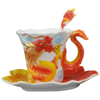 Tea Set Porcelain Saucer & spoon & tea cup 150mm Sold By Set