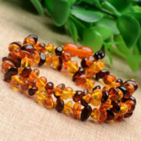 Amber Necklace Unisex multi-colored Sold Per Approx 19.5 Inch Strand