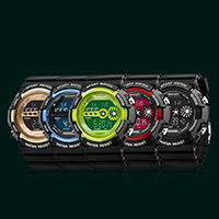 Reloj de pulsera unisex SANDA®, Caucho, con dial de plástico & Acrílico, unisexo & LED & impermeable, más colores para la opción, 50x52mm, 22mm, longitud 5.5-9.5 Inch, Vendido por UD
