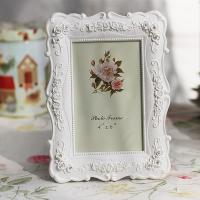 Tabletop Photo Frames Resin with Cardboard Rectangle Tabletop Frame & with rhinestone Sold By PC