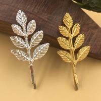 Hair Clip Findings Iron Leaf plated lead & cadmium free Sold By Bag
