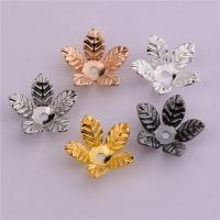 Brass Bead Cap Flower plated Random Color nickel lead & cadmium free Approx Sold By Bag