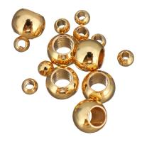 Messing smykker Perler, ægte forgyldt, forskellig størrelse for valg, 2000pc'er/Lot, Solgt af Lot
