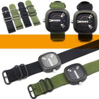 Bracelets de montre, Nylon, avec Acier inoxydable 304, unisexe, plus de couleurs à choisir, 205mm, Longueur Environ 8 pouce, Vendu par PC