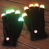 Rękawiczki, Bawełna, Halloween biżuteria & LED, 250mm, sprzedane przez para