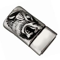 Stainless Steel Magnetic Clasp blacken Inner Approx Sold By Lot