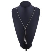 Zinklegierung Pullover Halskette, mit Verlängerungskettchen von 5cm, plattiert, mit Bemaltung & für Frau, frei von Blei & Kadmium, 720mm, verkauft per ca. 28 ZollInch Strang
