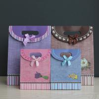 Gift Wrapping Paper with Satin Ribbon  & with ribbon bowknot decoration Sold By Lot