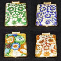Cloisonne Pendants Rectangle handmade Approx 1.5mm 10/PC Sold By PC