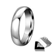 Unisex Finger Ring Tungsten Steel original color 6mm Sold By PC