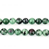 Ruby in Zoisite Beads Round natural Approx 1.3mm Sold Per Approx 16 Inch Strand