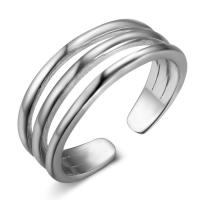 Sterling zilver ringen, 925 Sterling Zilver, verschillende grootte voor keus & voor vrouw, 7.5mm, Verkocht door PC