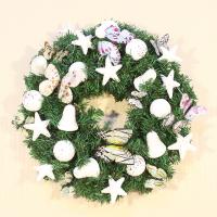 Plastic Christmas Wreath Christmas jewelry Sold By PC