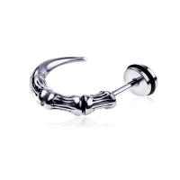 Titanium Steel Fake Plug stainless steel post pin Claw Unisex original color Sold By PC