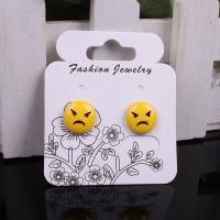 Paper Earring Card with letter pattern & with flower pattern Sold By Lot