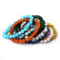 Glass Bracelet elastic & for woman 8mm Sold Per Approx 7.5 Inch Strand